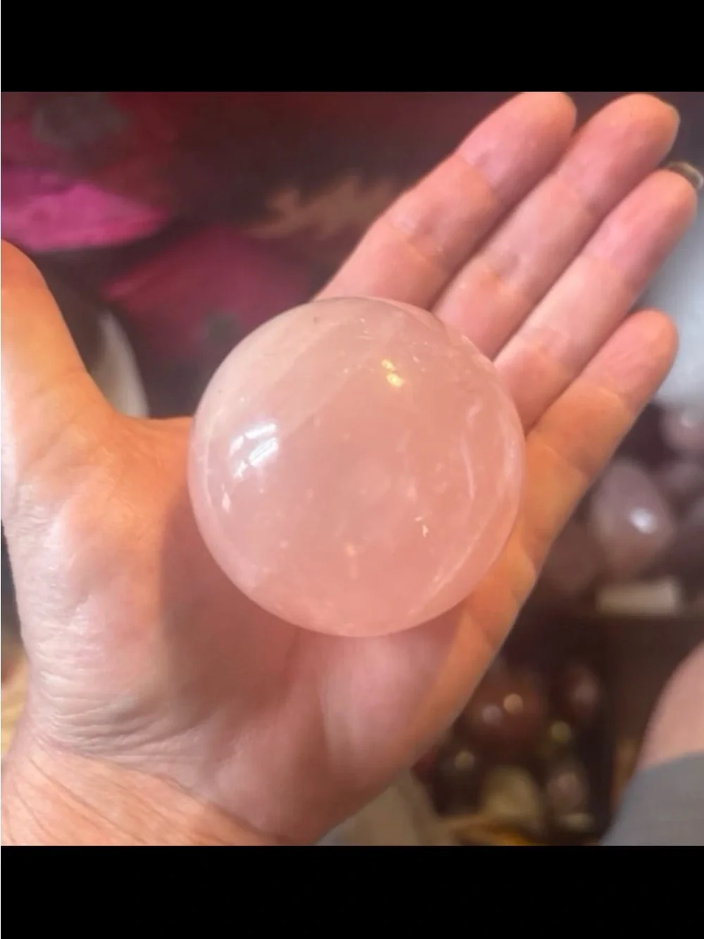 Rose Quartz Sphere UHQ